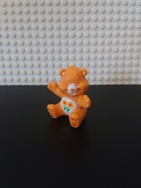 A&A Care Bears - Small 1 1/2" Plastic Funshine Bear Figure Figurine - TCHC